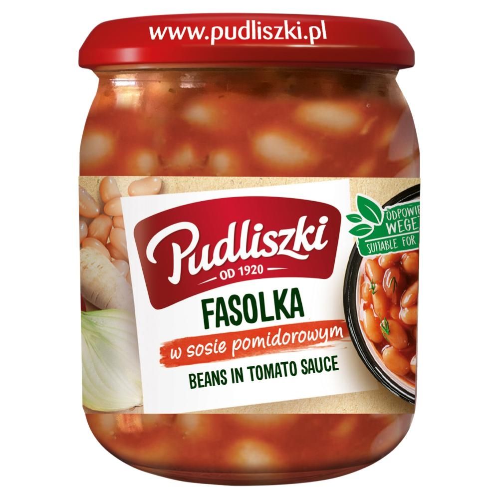 Pudliszki Fasolka w sosie pomidorowym 500 g