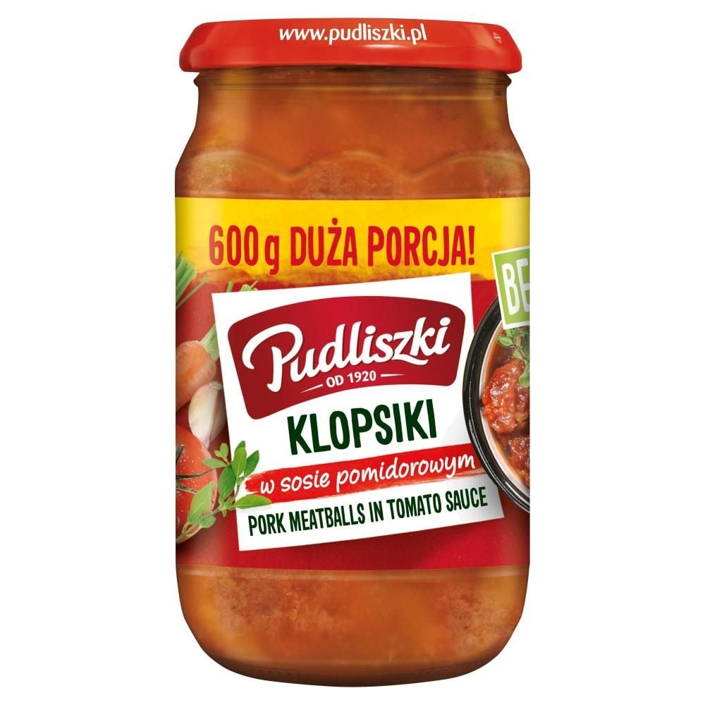 Pudliszki Klopsiki w sosie pomidorowym 600 g