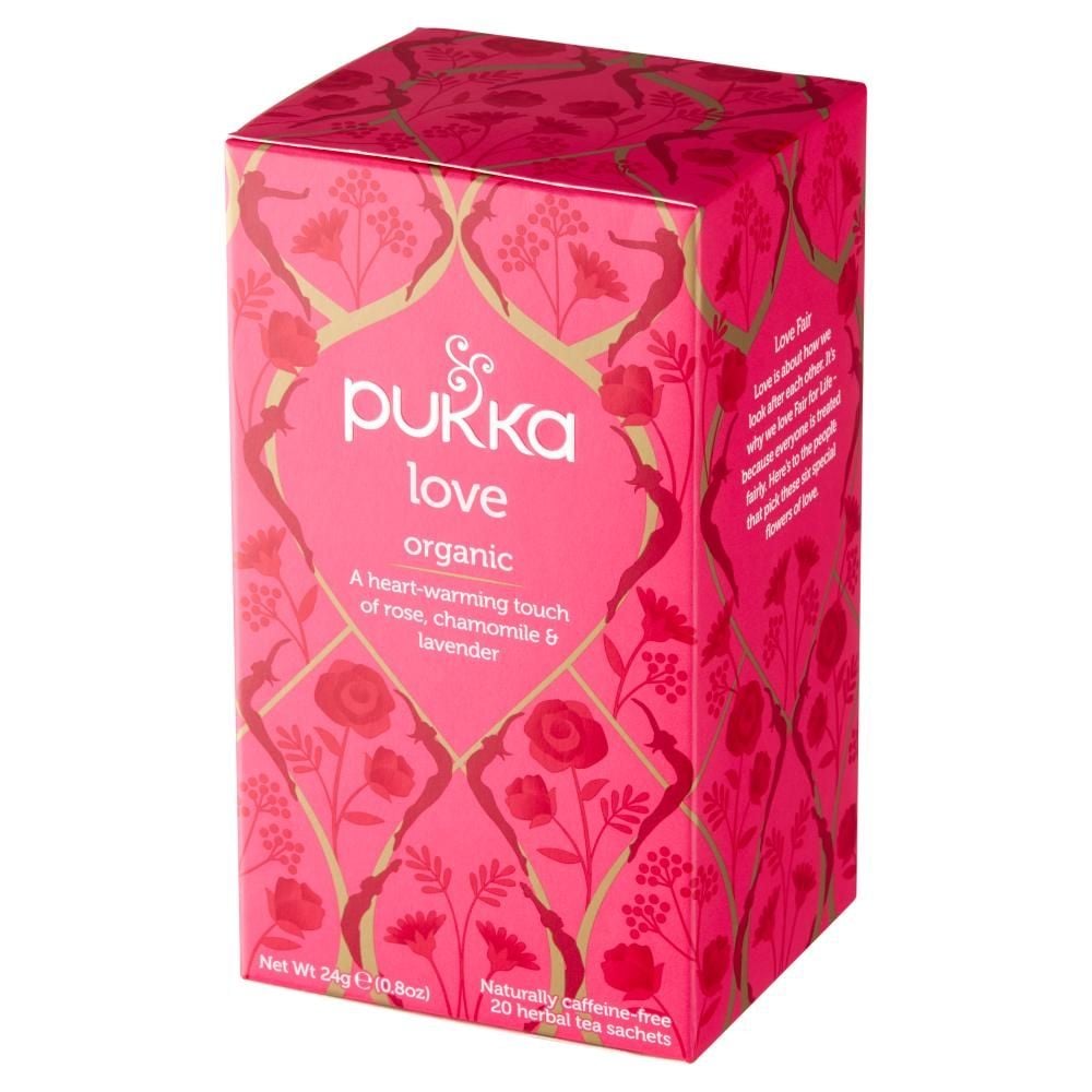 Pukka Love Organiczna herbatka ziołowa z rumiankiem 24 g (20 torebek)