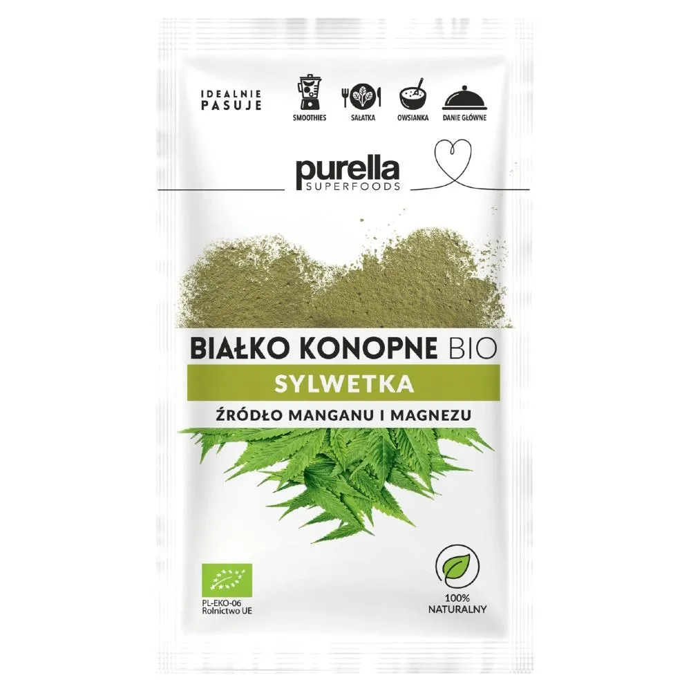 Purella Superfoods Białko konopne bio 45 g