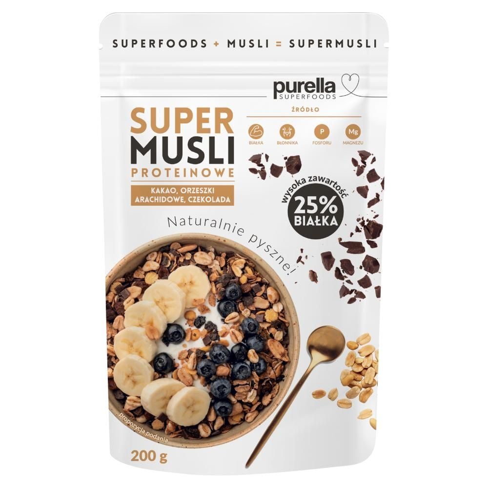 Purella Superfoods Supermusli proteinowe 200 g