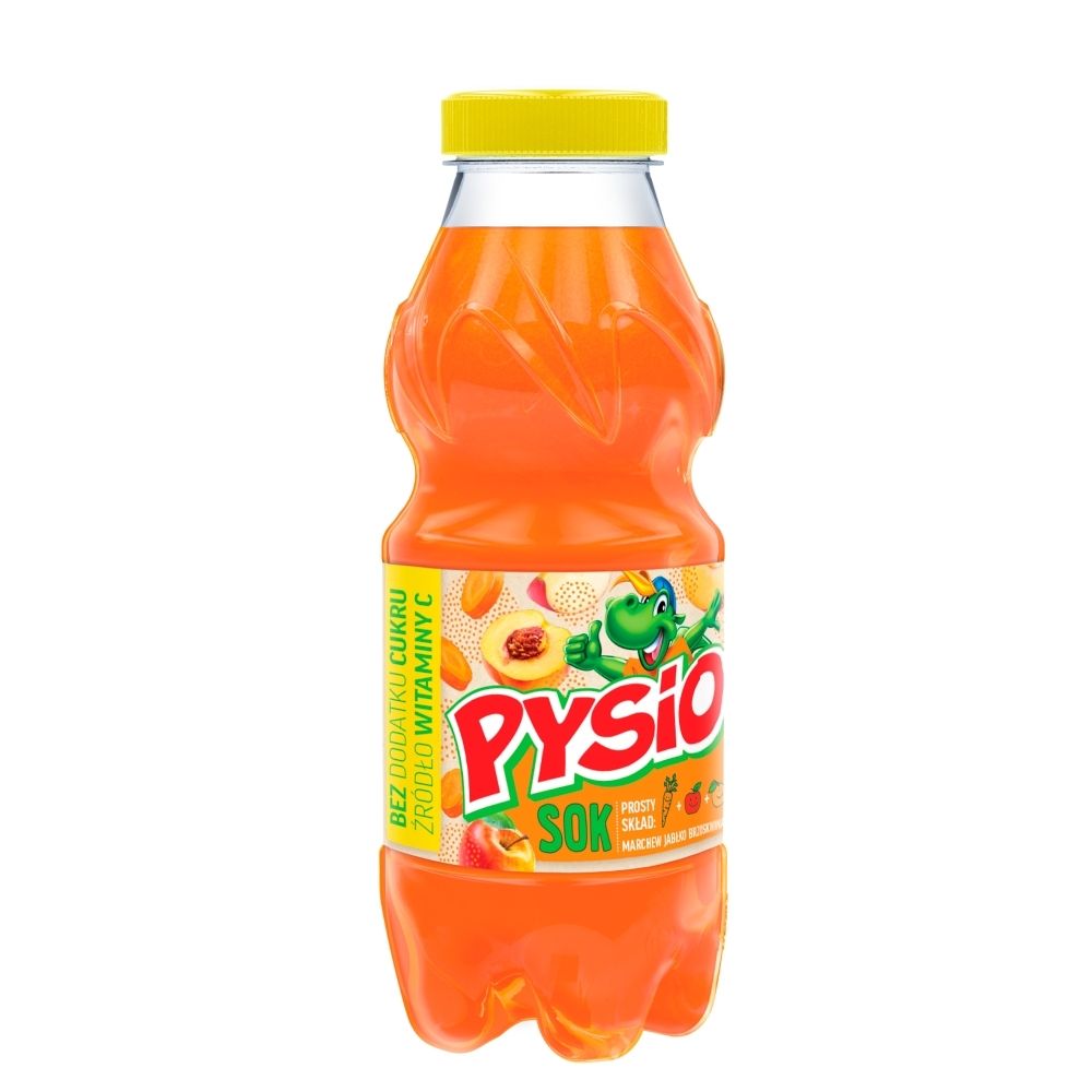 Pysio Sok marchew jabłko brzoskwinia 300 ml