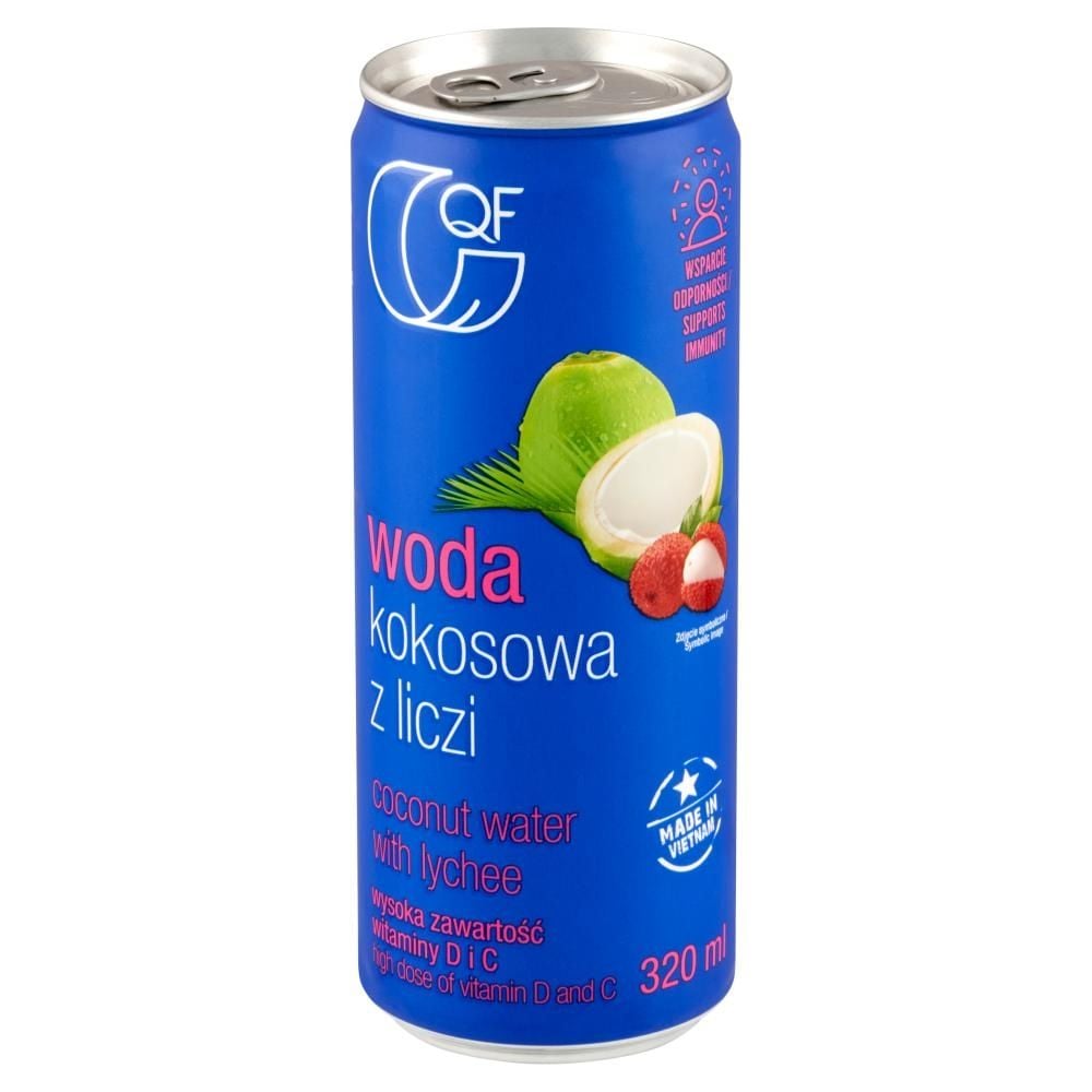 QF Woda kokosowa z liczi 320 ml