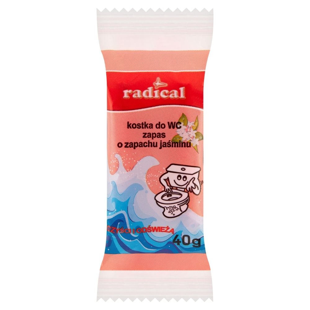 Radical Kostka do WC zapas o zapachu jaśminu 40 g