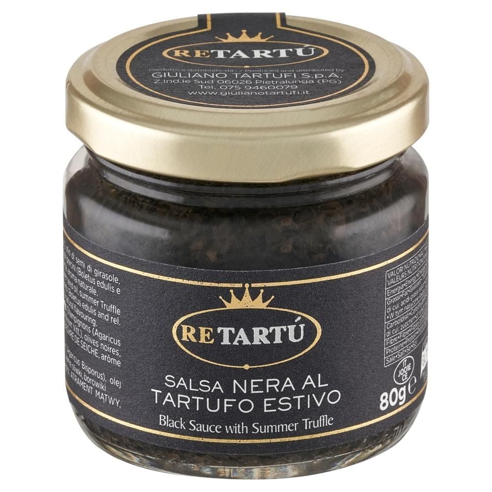 Re Tartú Salsa z czarnej trufli 80 g