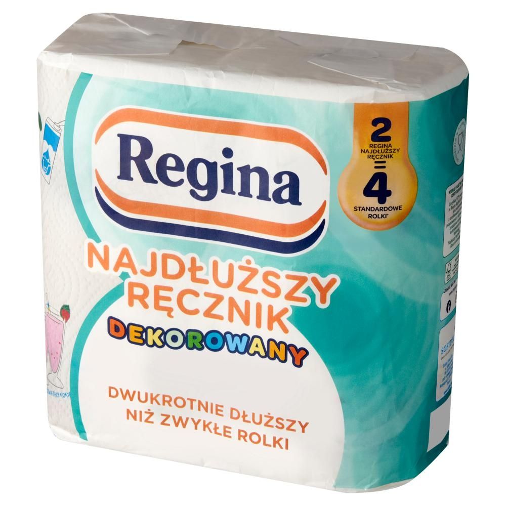 Regina Najdłuższy Ręcznik uniwersalny dekorowany 2 rolki