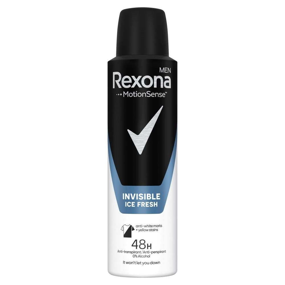 Rexona Men Invisible Ice Fresh Antyperspirant w aerozolu 150 ml