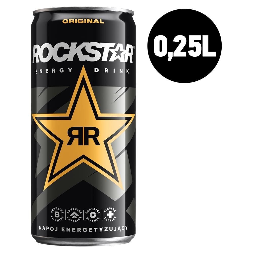 Rockstar Original Gazowany napój energetyzujący 250 ml