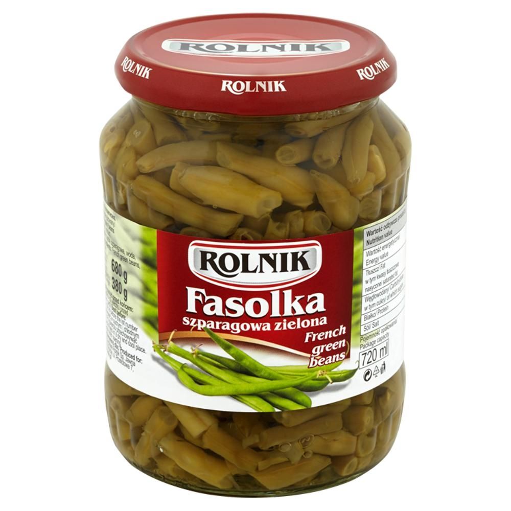 Rolnik Fasolka szparagowa zielona 680 g