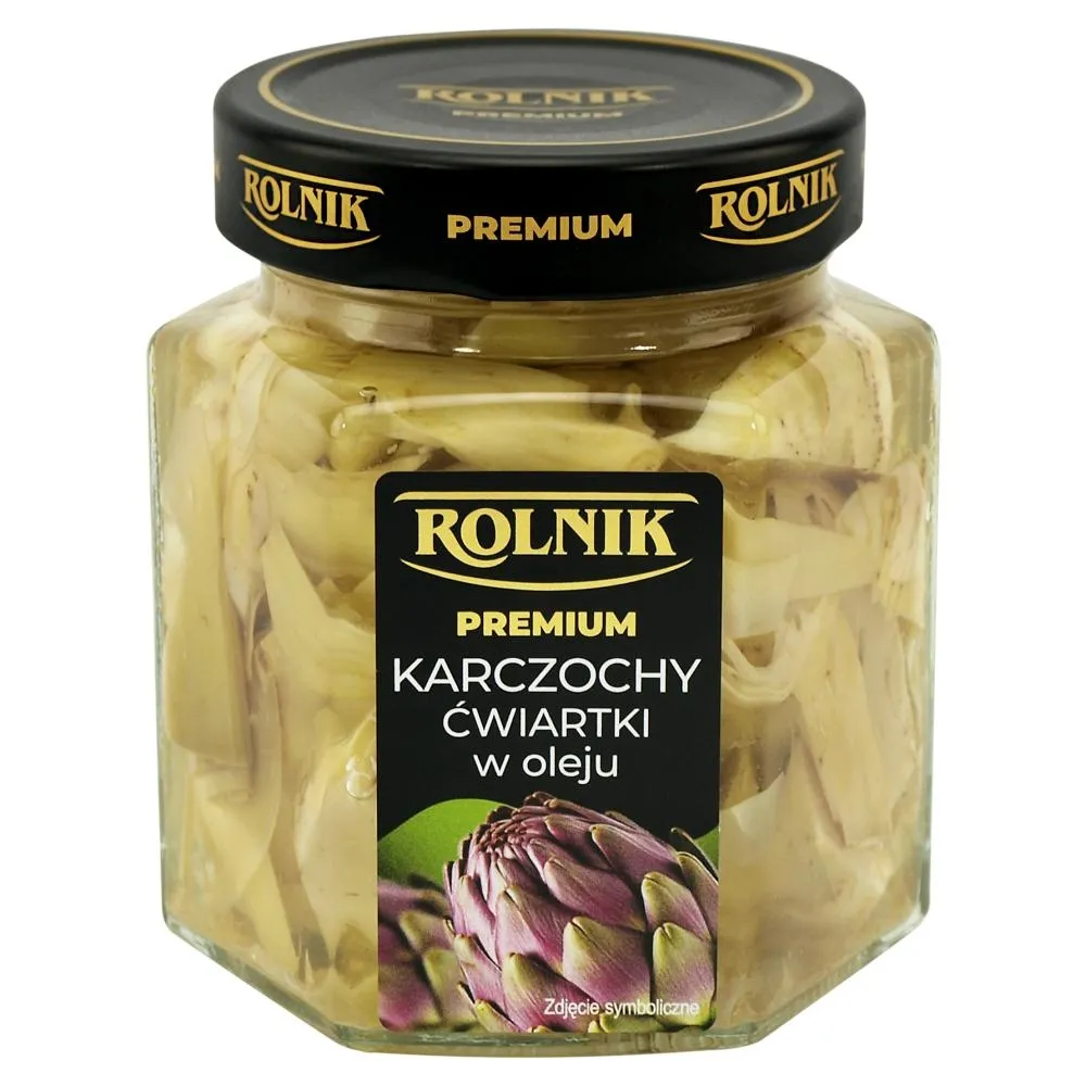 Rolnik Premium Karczochy ćwiartki w oleju 290 g