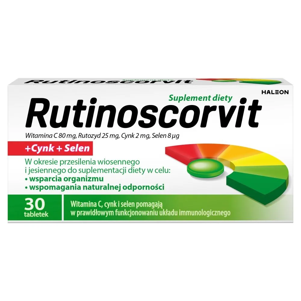 Rutinoscorvit Suplement diety 6 g (30 x 200 mg)