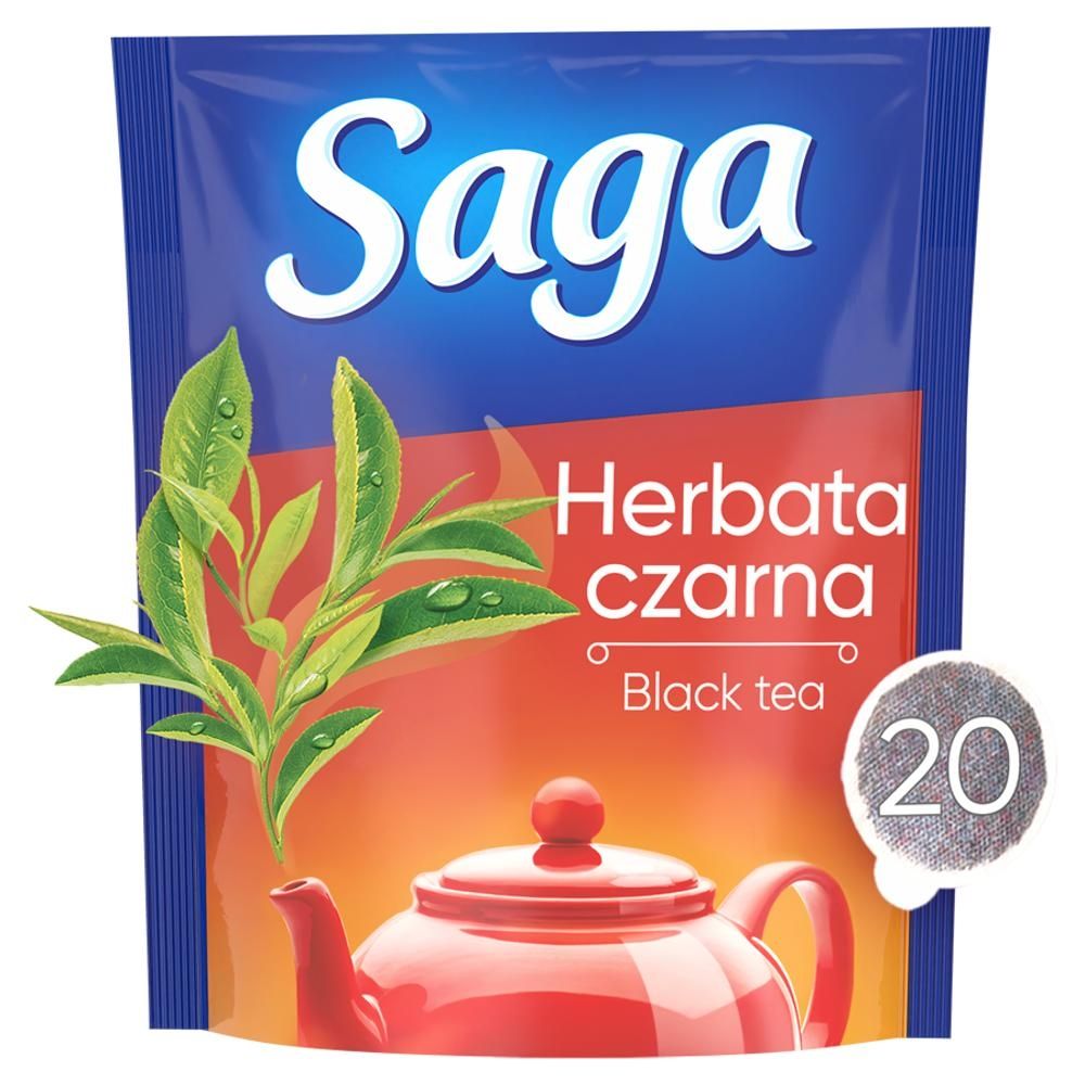 Saga Herbata czarna 28 g (20 torebek)