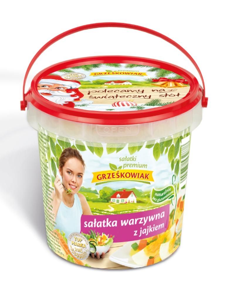 SAŁATKA WARZYWNA Z JAJKIEM 1 kg