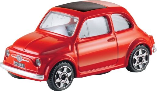 Samochód BBURAGO Fiat 500 1965 czerwony 30046