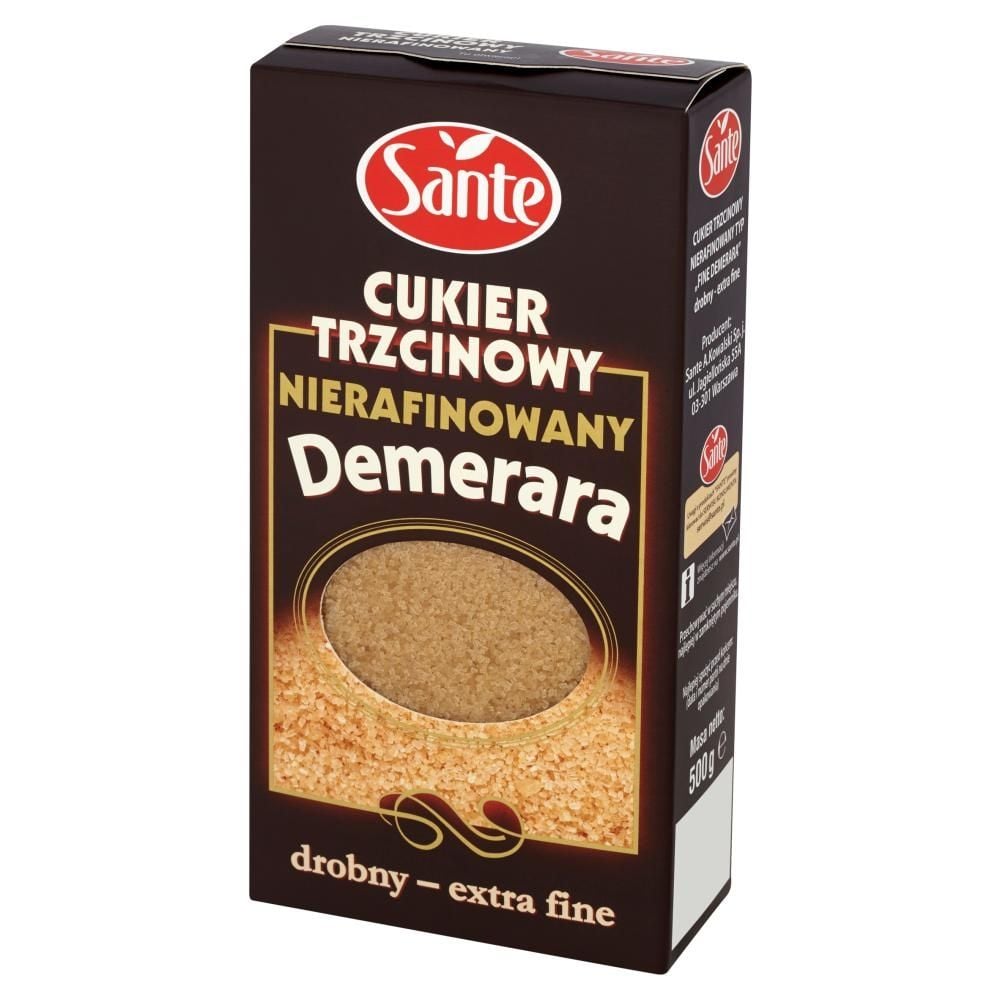 Sante Cukier trzcinowy nierafinowany Demerara 500 g