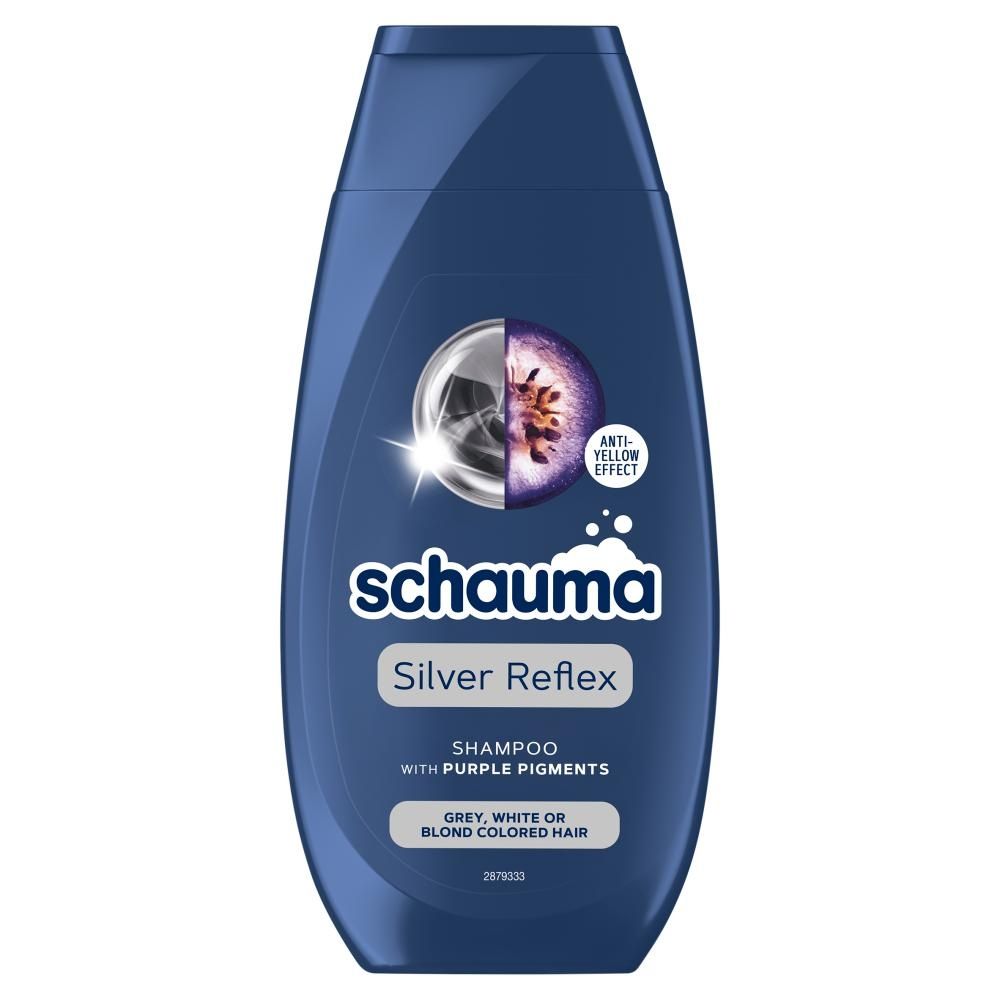 Schauma Silver Reflex Szampon do włosów siwych białych i blond przeciw żółtym tonom 250 ml