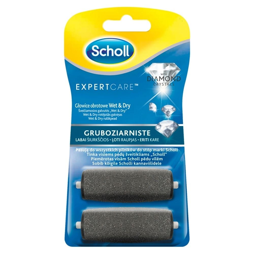 Scholl Expert Care Wet & Dry Głowice obrotowe 2 sztuki