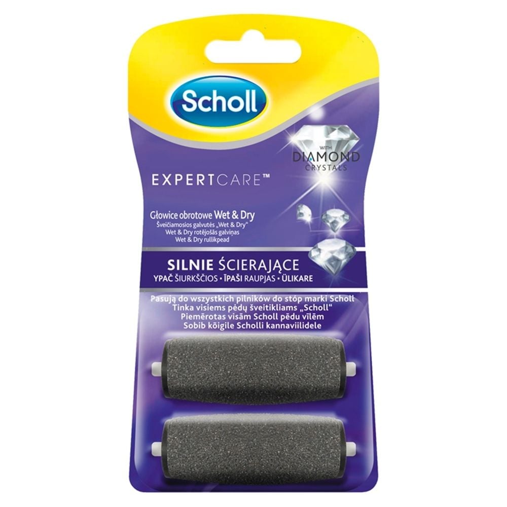 Scholl ExpertCare Wet & Dry Głowice obrotowe 2 sztuki