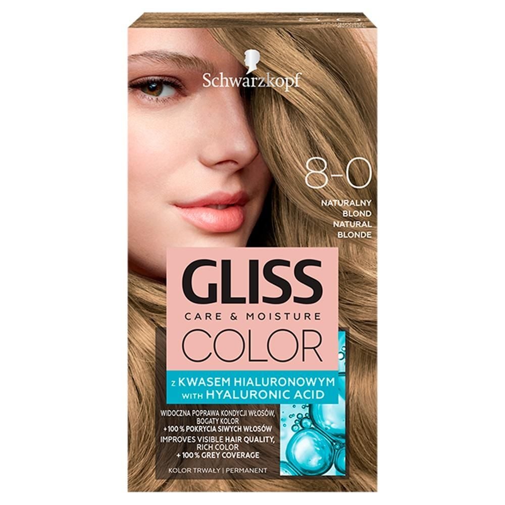 Schwarzkopf Gliss Color Farba do włosów naturalny blond 8-0