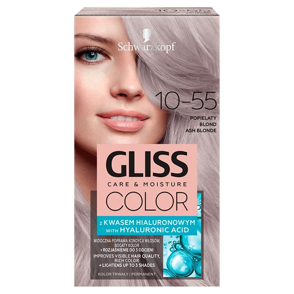 Schwarzkopf Gliss Color Farba do włosów popielaty blond 10-55