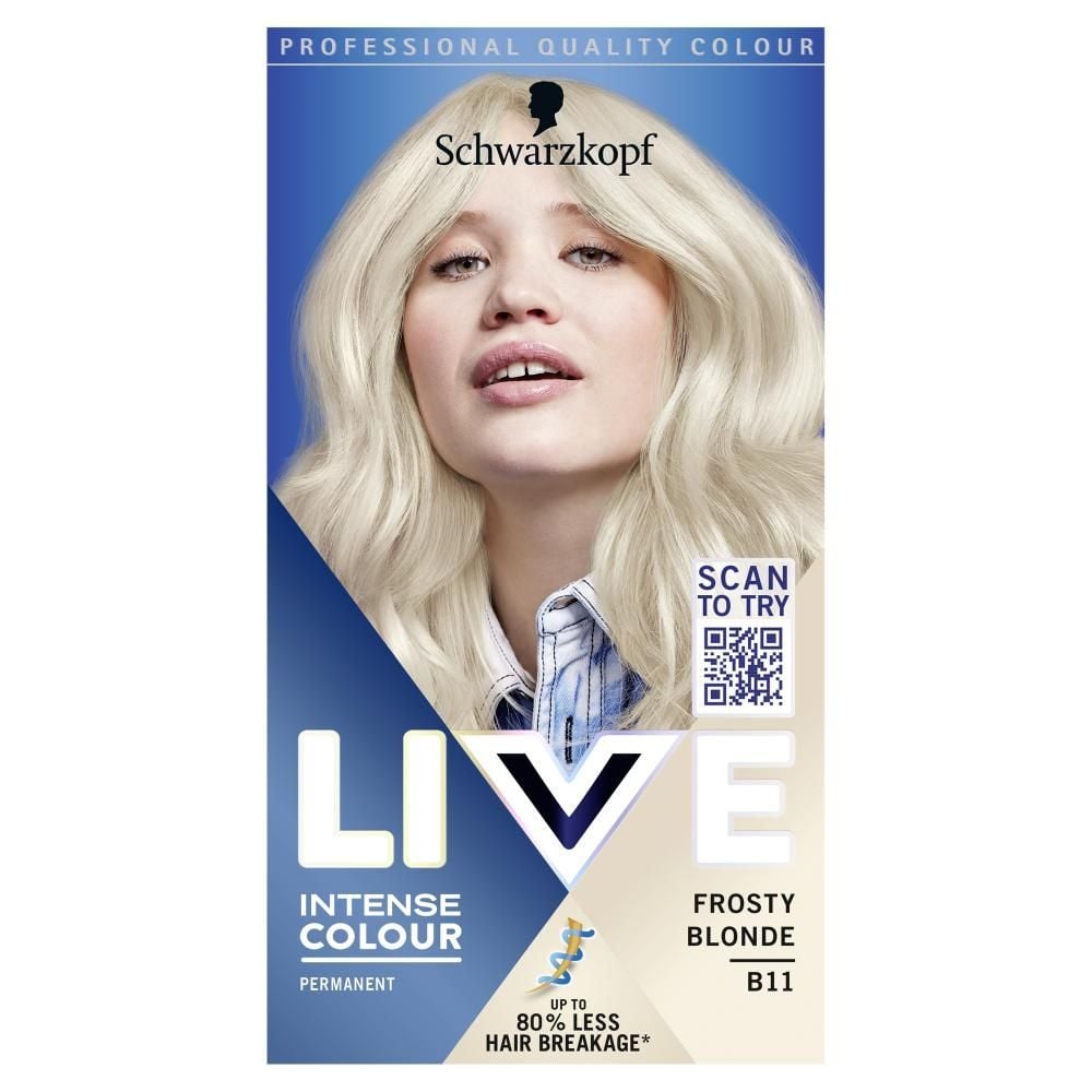 Schwarzkopf Live Intense Colour Farba Do Włosów B11 Frosty Blonde ...