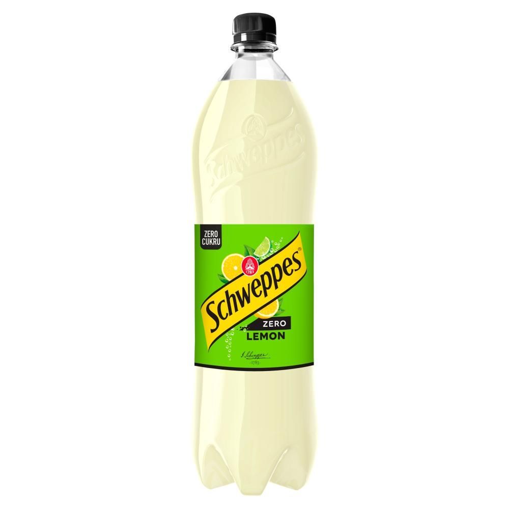 Schweppes Lemon Zero Napój gazowany 1,35 l