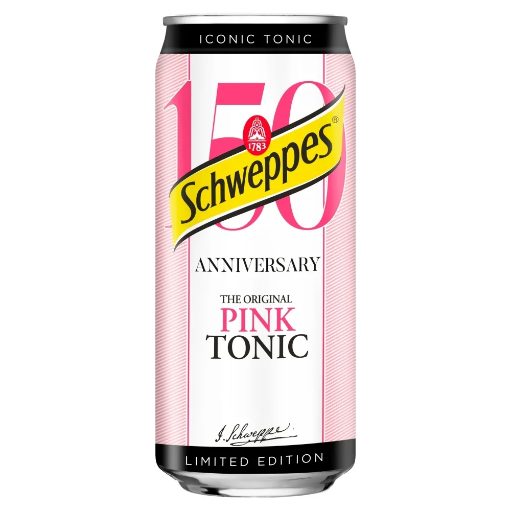 Schweppes Pink Tonic Napój gazowany 250 ml