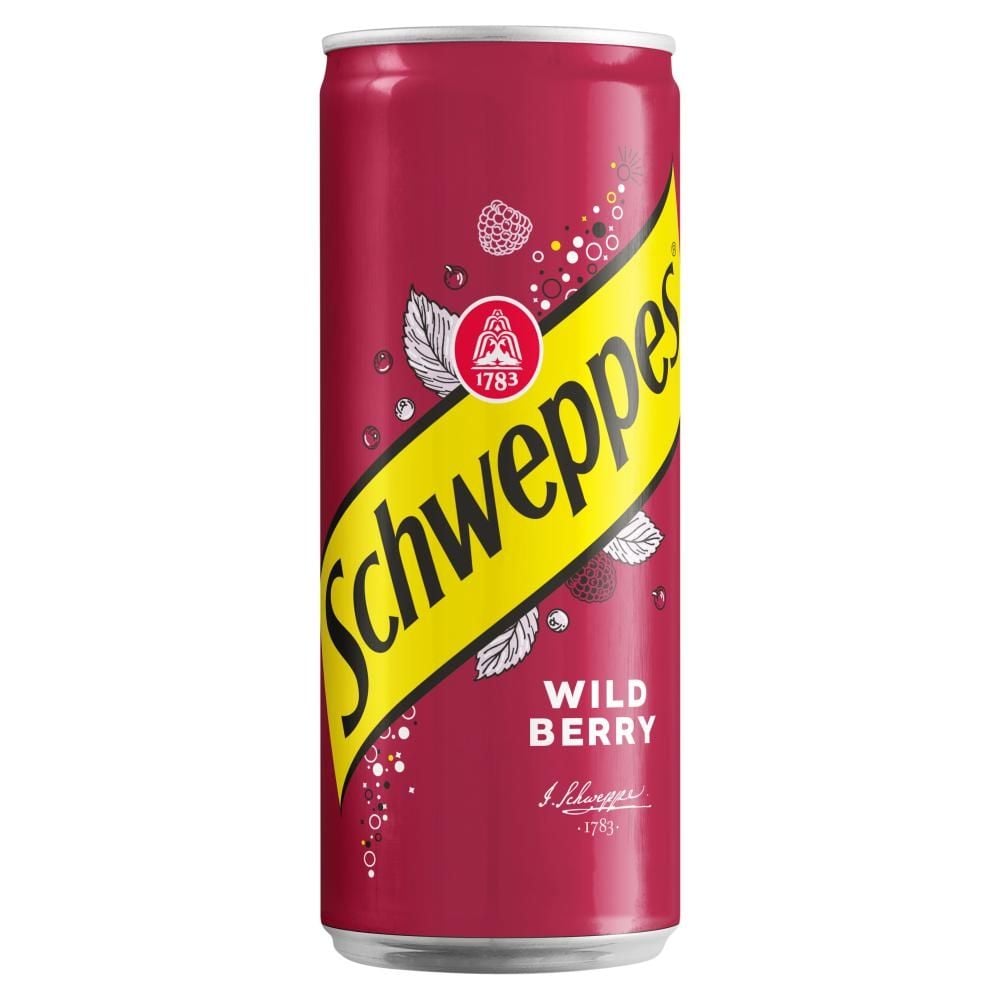 Schweppes Wild Berry Napój gazowany 330 ml