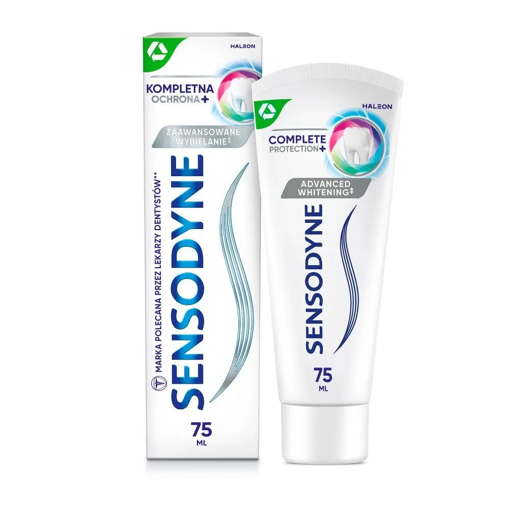 Sensodyne Pasta do zębów z fluorkiem kompletna ochrona+ 75 ml