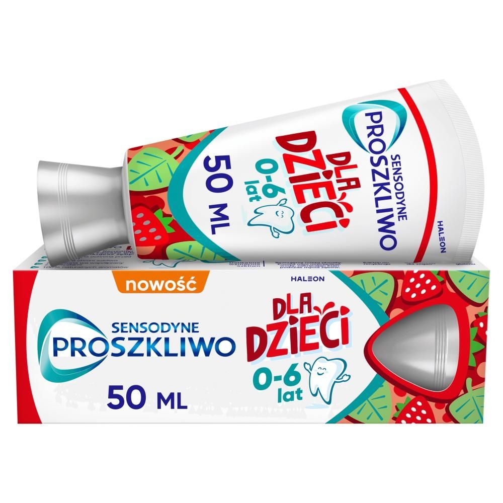 Sensodyne ProSzkliwo Pasta do zębów z fluorkiem dla dzieci 0-6 lat 50 ml