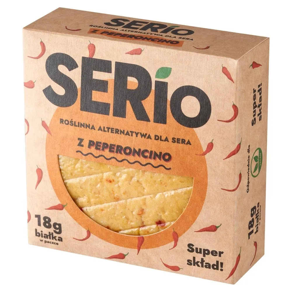 Serio Roślinna alternatywa dla sera z peperoncino 150 g