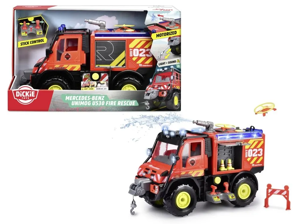 Simba Dickie Toys SOS Wóz strażacki Unimog U530 50 cm