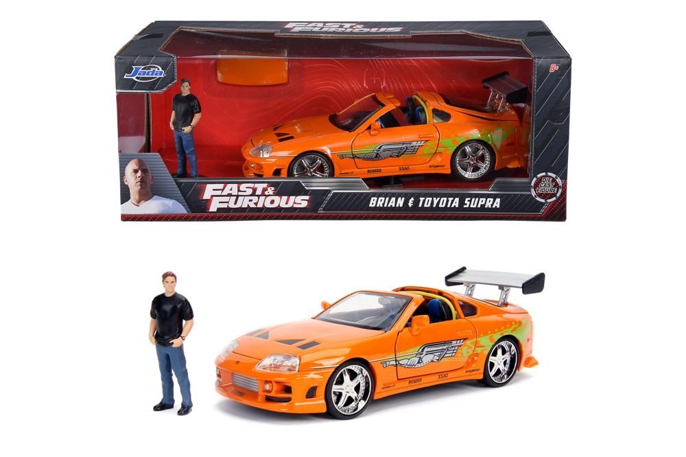 Simba JADA F&F Toyota Supra 1:24 z figurką