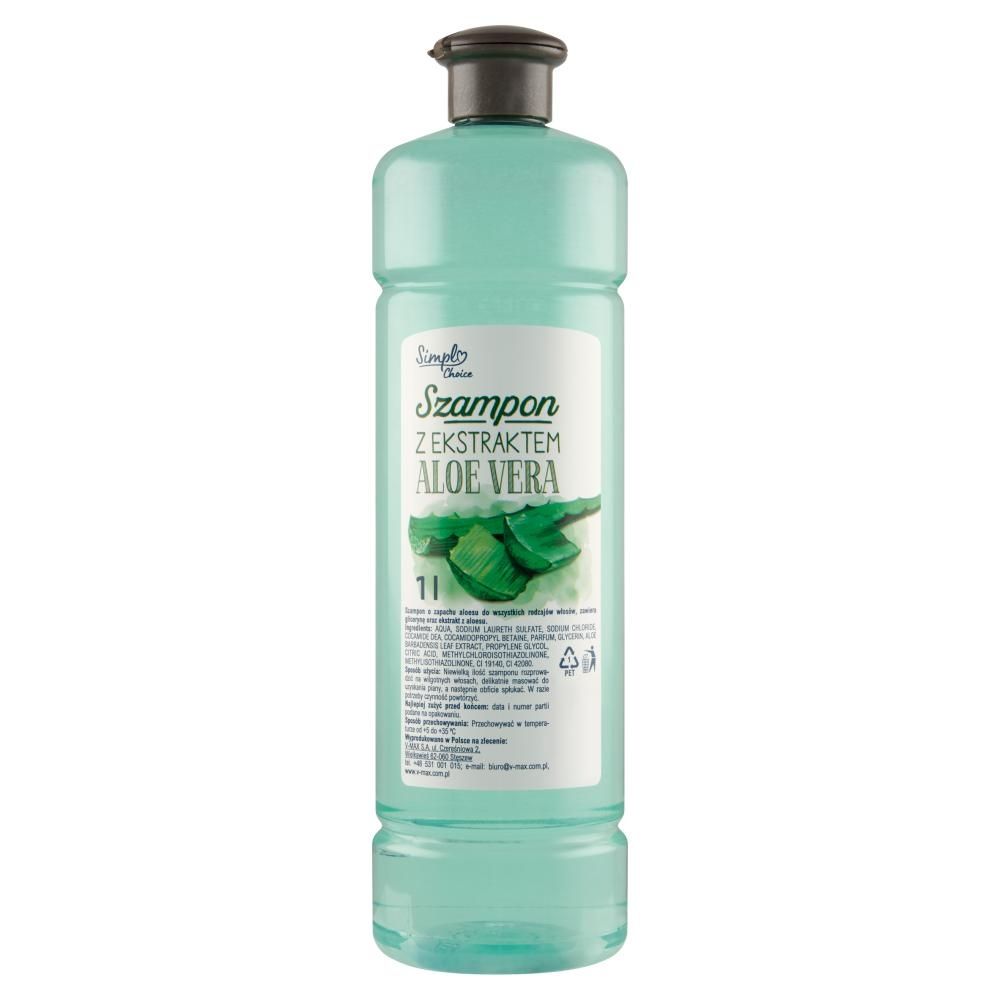 Simpl Choice Szampon z ekstraktem aloe vera 1 l