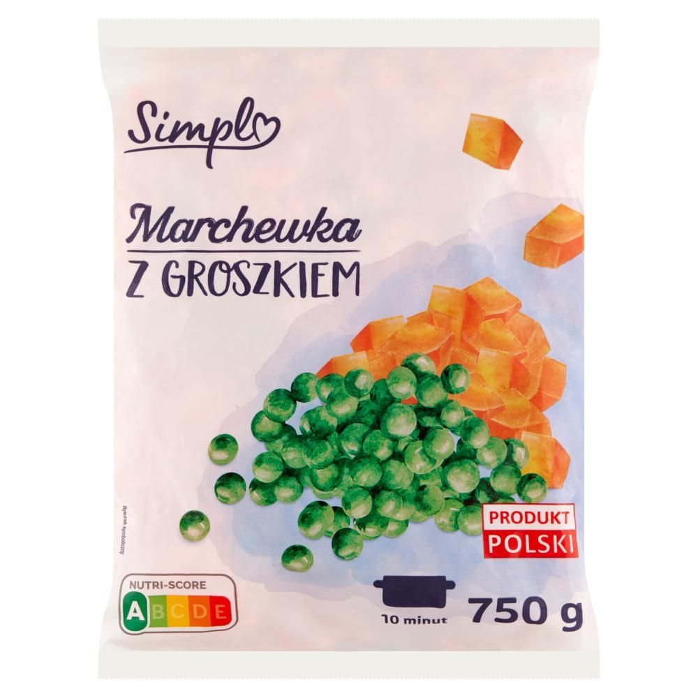 Simpl Marchewka z groszkiem 750 g