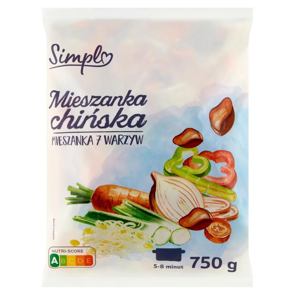 Simpl Mieszanka chińska mieszanka 7 warzyw 750 g