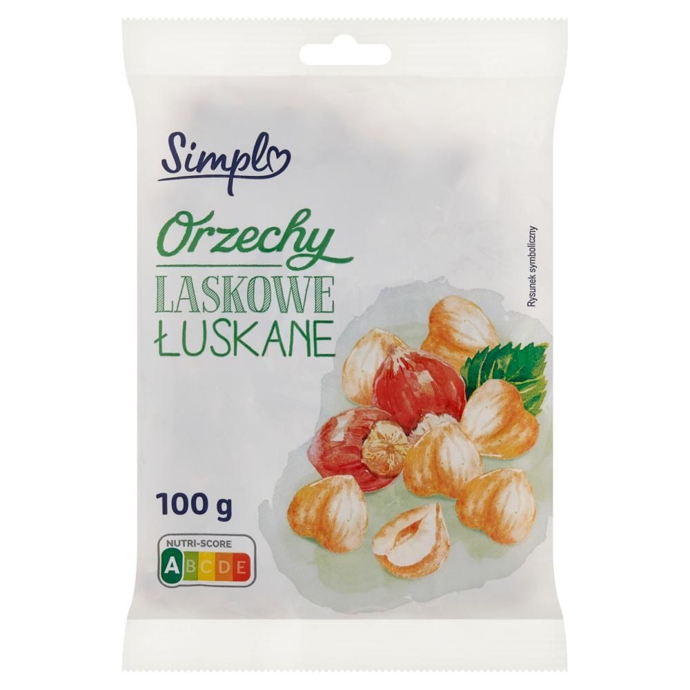 Simpl Orzechy laskowe łuskane 100 g