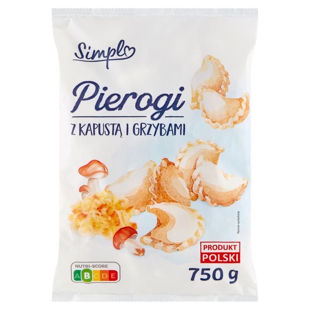 Simpl Pierogi z kapustą i grzybami 750 g