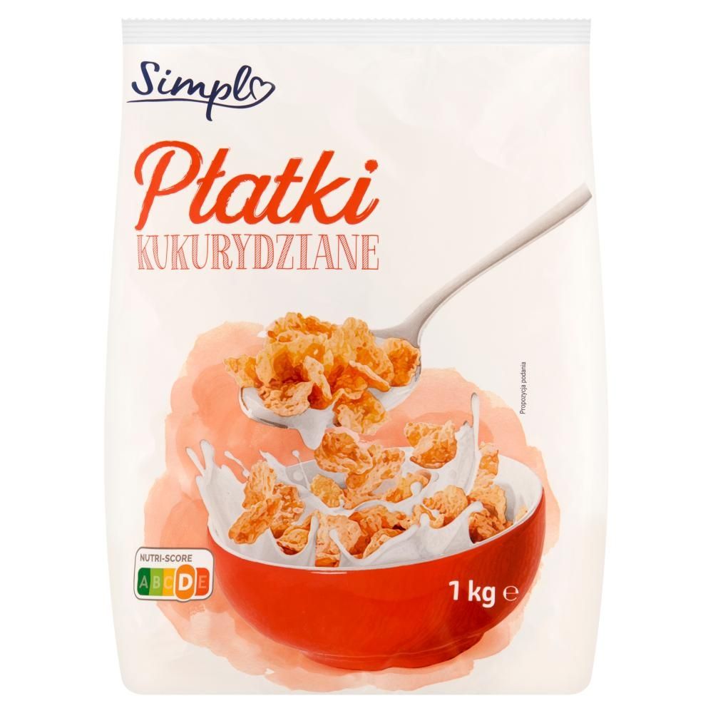 Simpl Płatki kukurydziane 1 kg