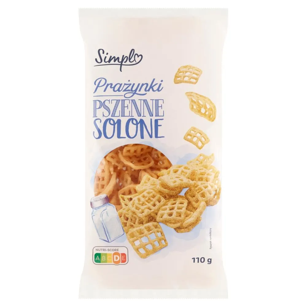 Simpl Prażynki pszenne solone 110 g