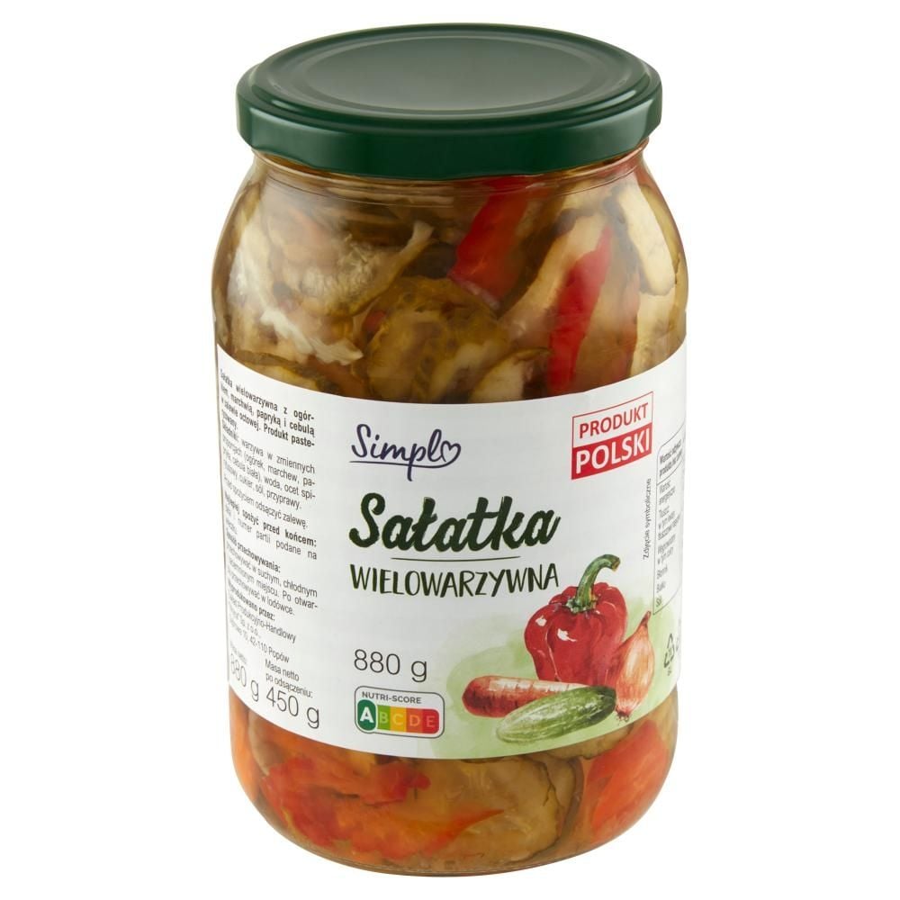 Simpl Sałatka wielowarzywna 880 g