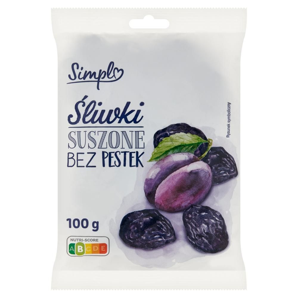 Simpl Śliwki suszone bez pestek 100 g