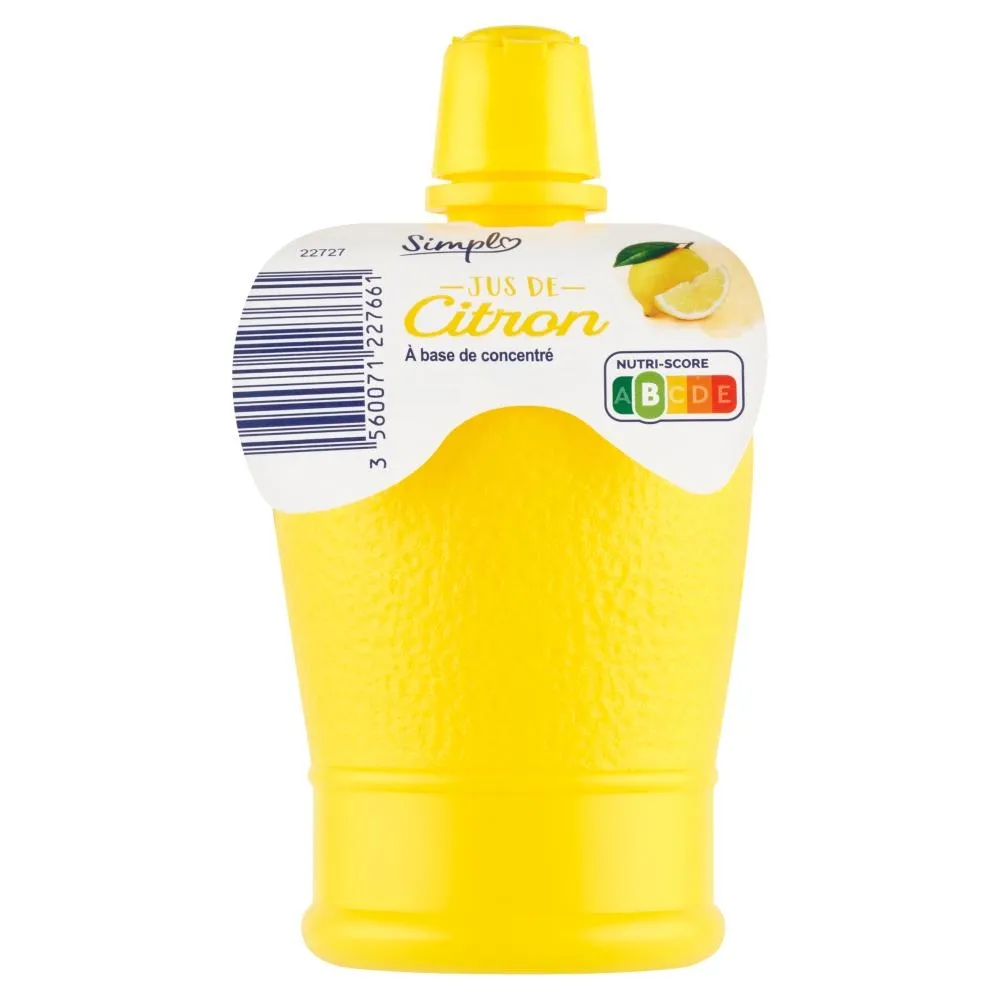 Simpl Sok z cytryny na bazie koncentratu 200 ml