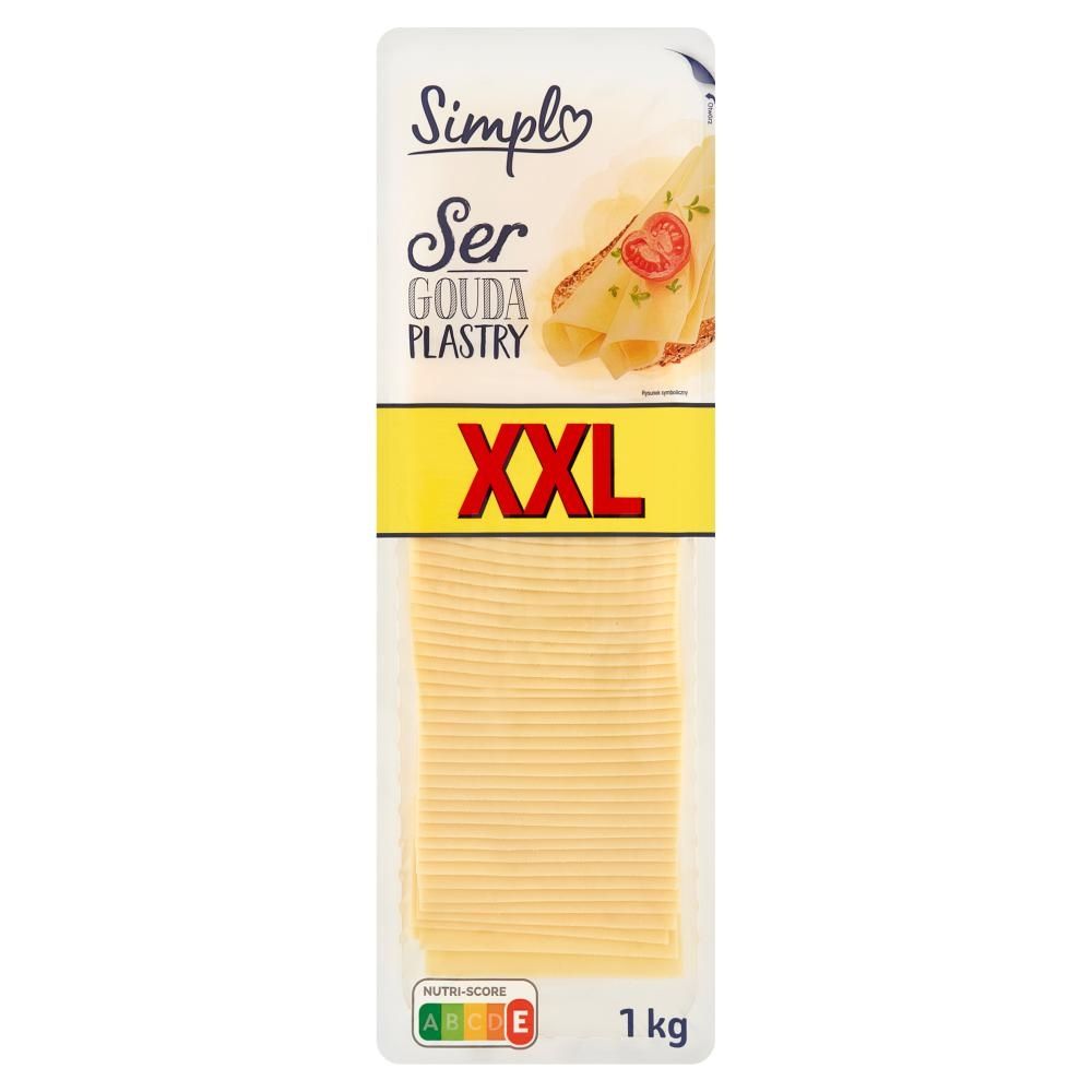 Simpl XXL Ser gouda plastry 1 kg