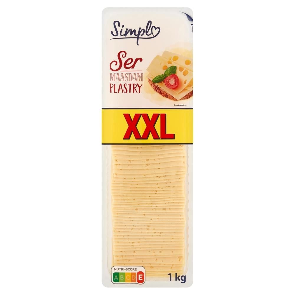 Simpl XXL Ser maasdam plastry 1 kg