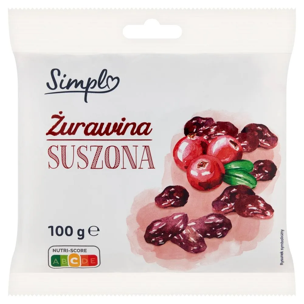 Simpl Żurawina suszona 100 g