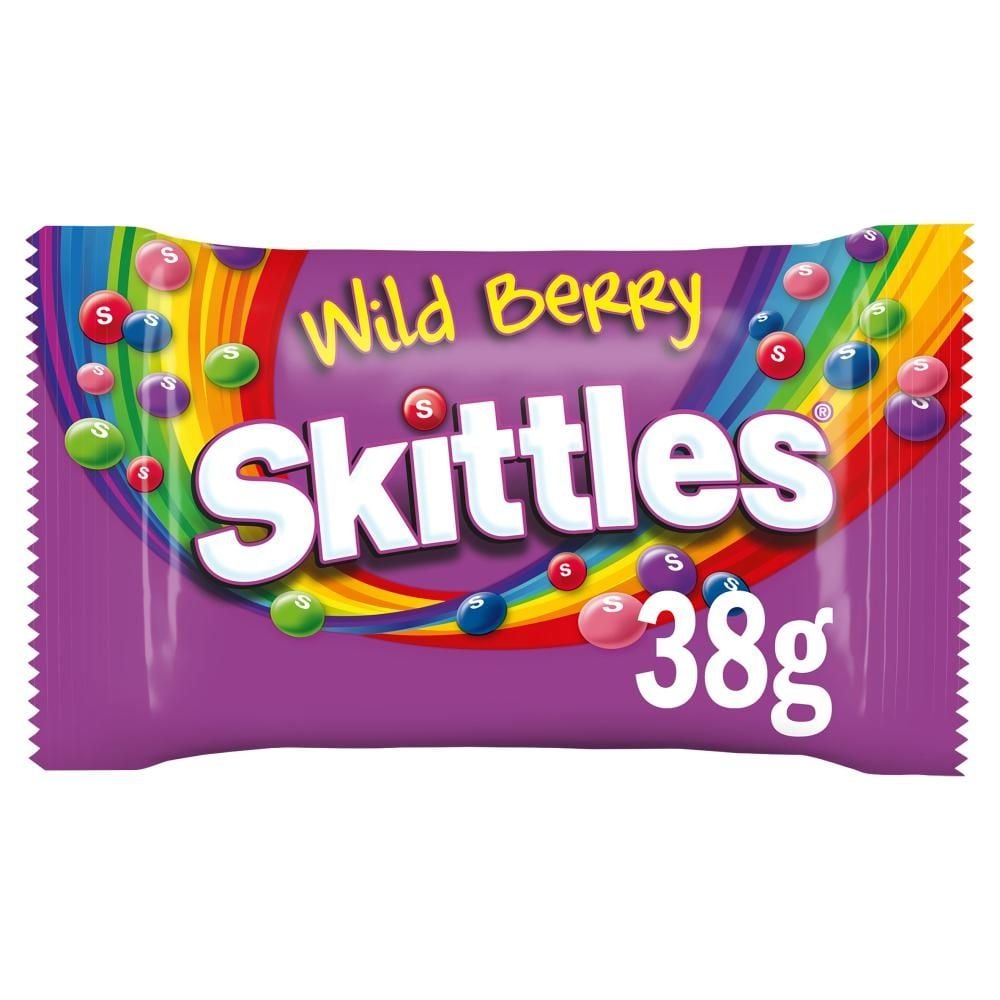 Skittles Wild Berry Cukierki do żucia 38 g