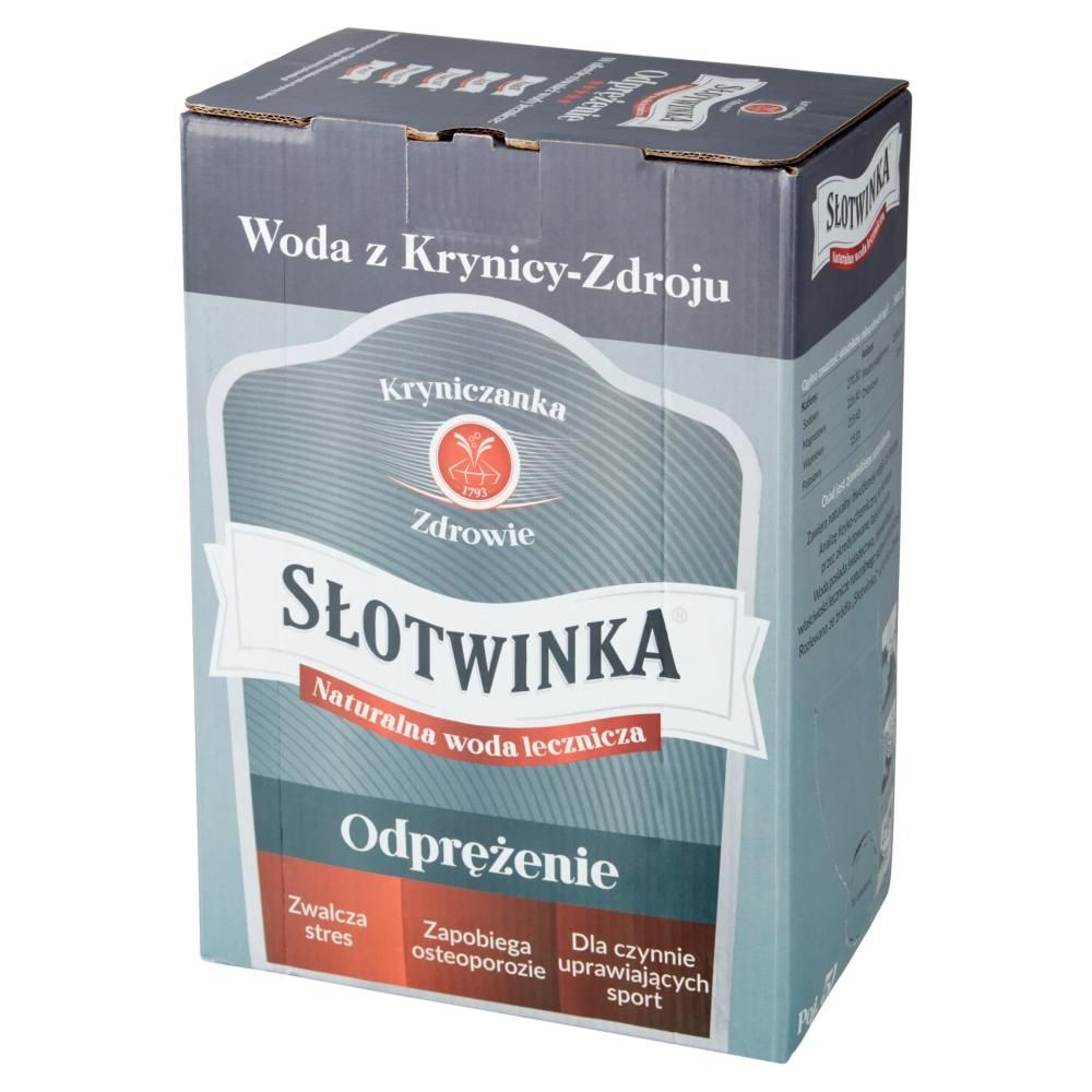 Słotwinka Naturalna woda lecznicza odprężenie 5 l