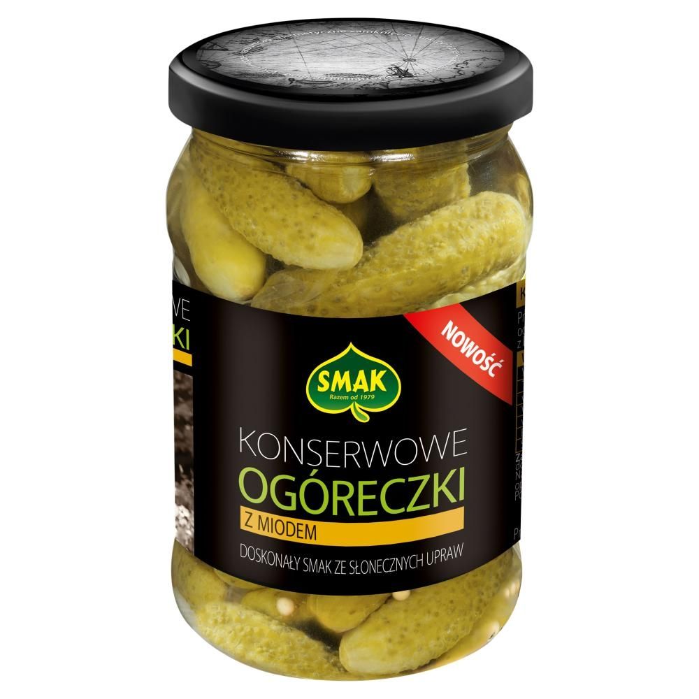 Smak Konserwowe ogóreczki z miodem 300 g