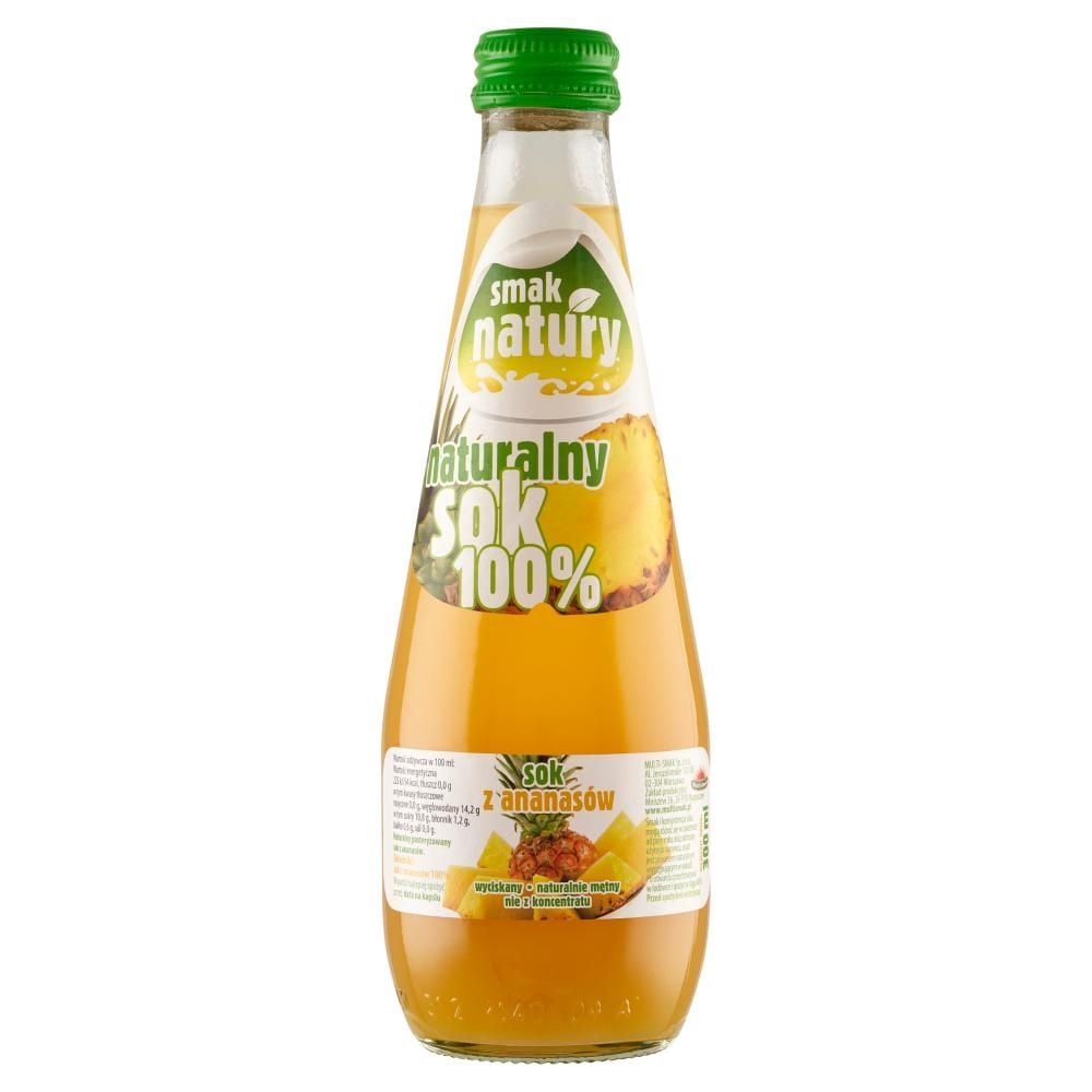 Smak natury Sok z ananasów 300 ml